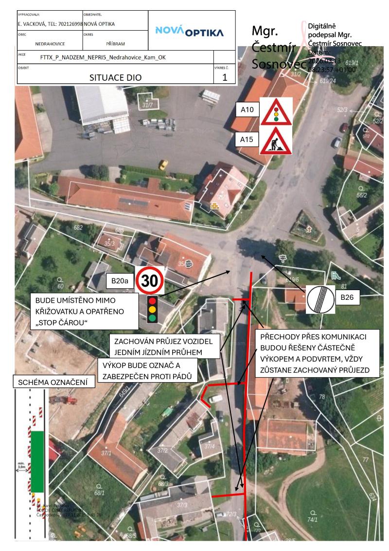 Probíhají 3 projekty současně