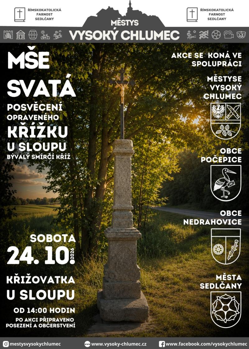 Trojobecní Mše svatá u kapličky 